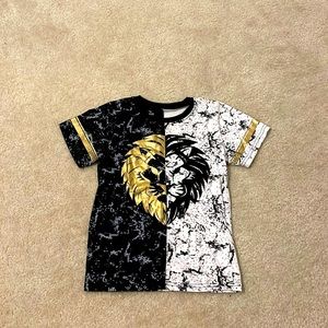 Boys Multicolored Lion Shirt